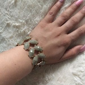 Free if bundled Stretchy gold and gray bracelet